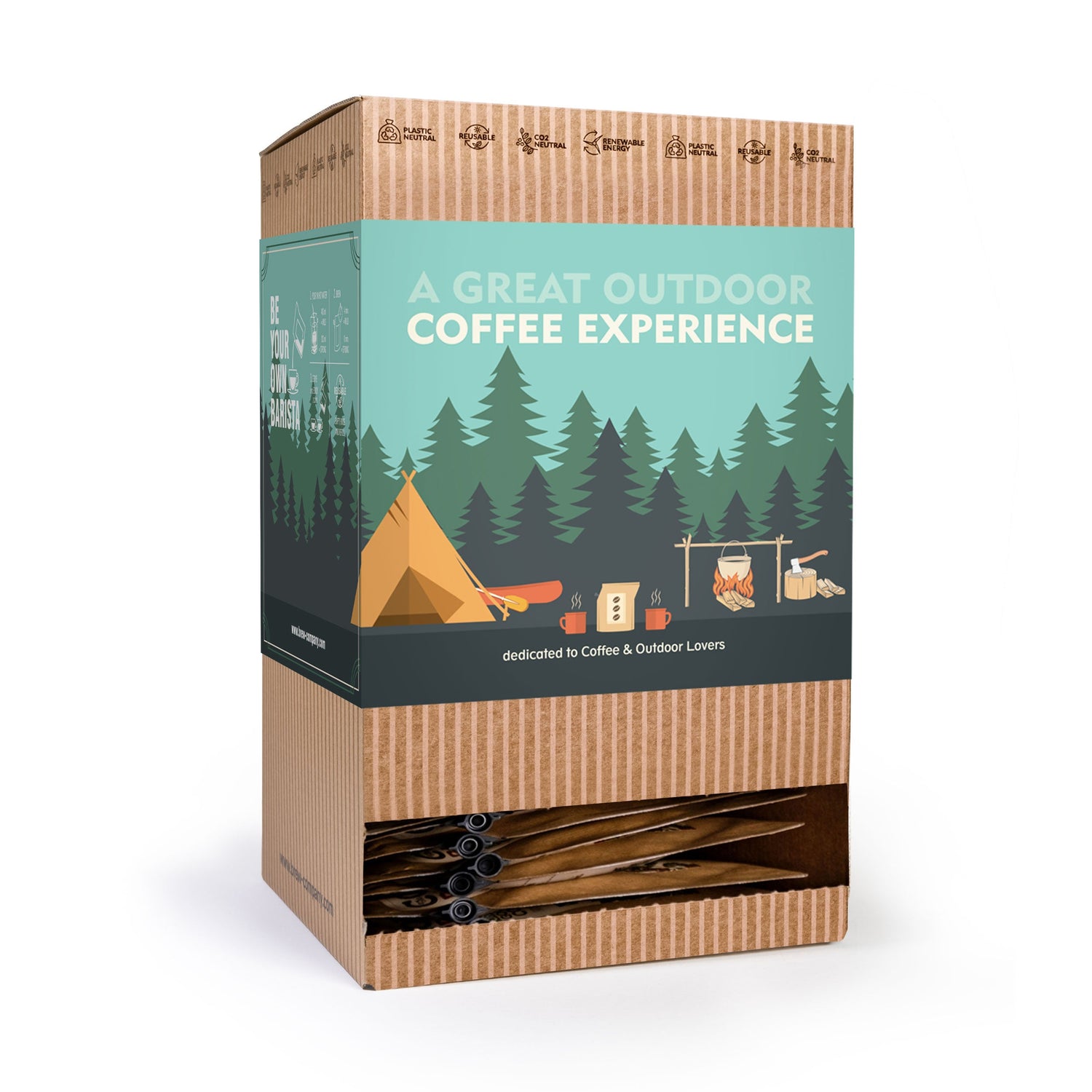 CAMPING SPECIALTY Kaffee Geschenkbox 25 PCS