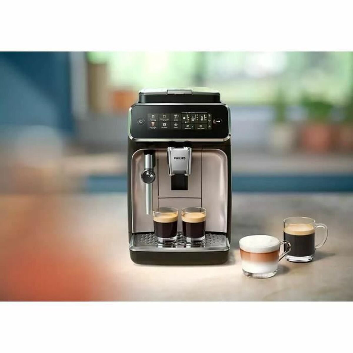 Philips EP3321/40 Kaffeevollautomat (15 bar, 1,8 L), Schwarz