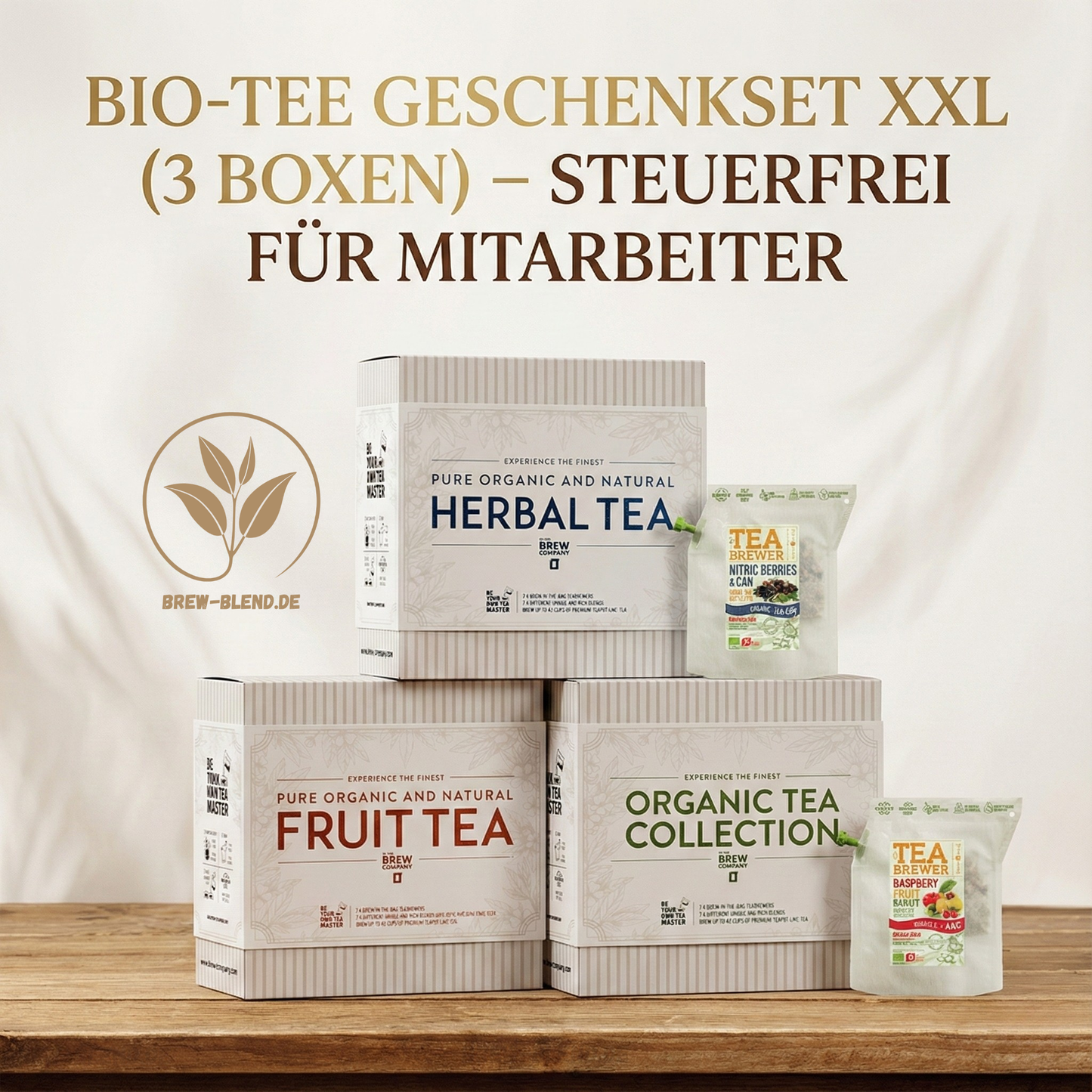 Brew-Tea Geschenkset XXL (3 Boxen) – Steuerfrei für Mitarbeiter
