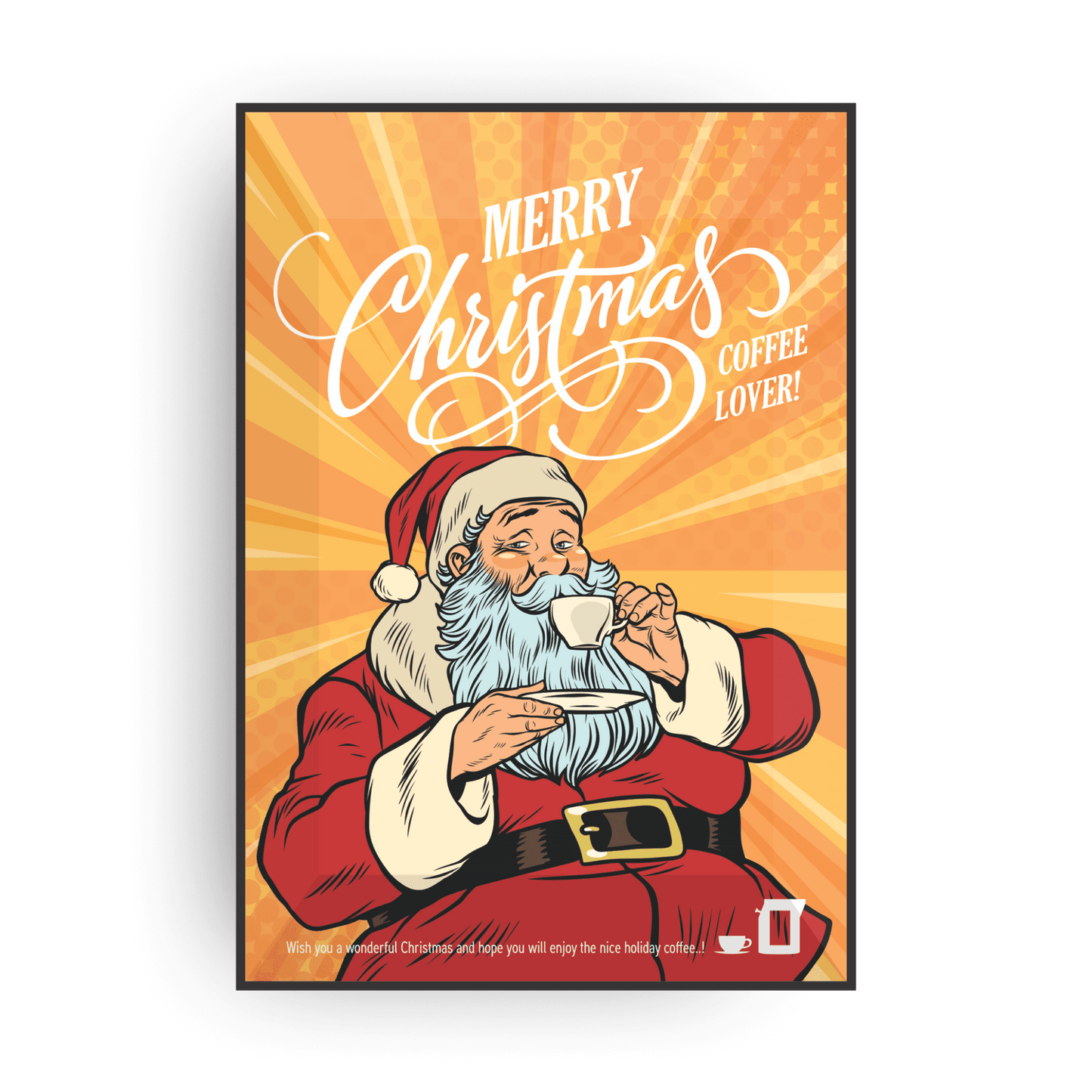 MERRY CHRISTMAS SPECIALTY COFFEE & TEA CARDS-5