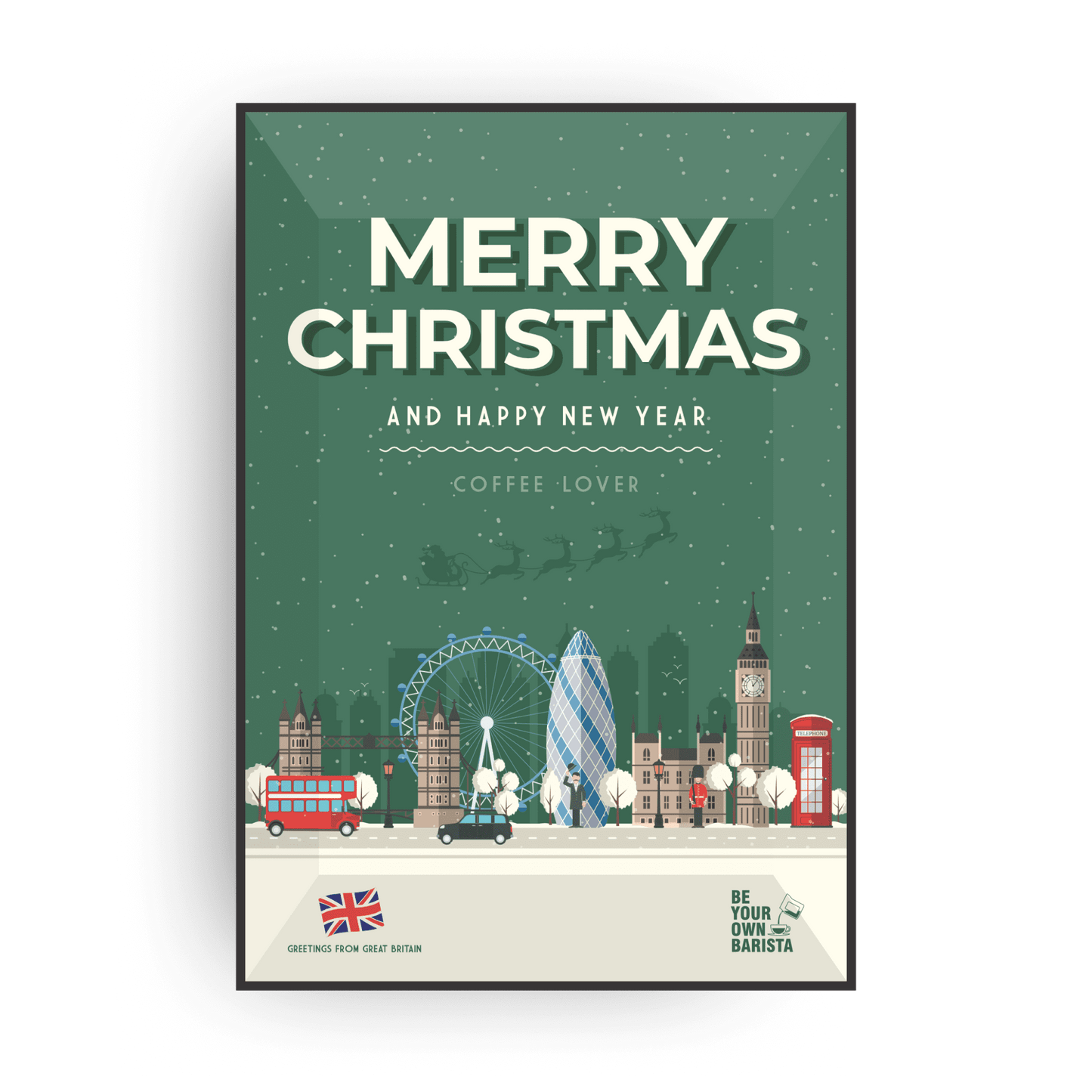 MERRY CHRISTMAS SPECIALTY COFFEE & TEA CARDS-10