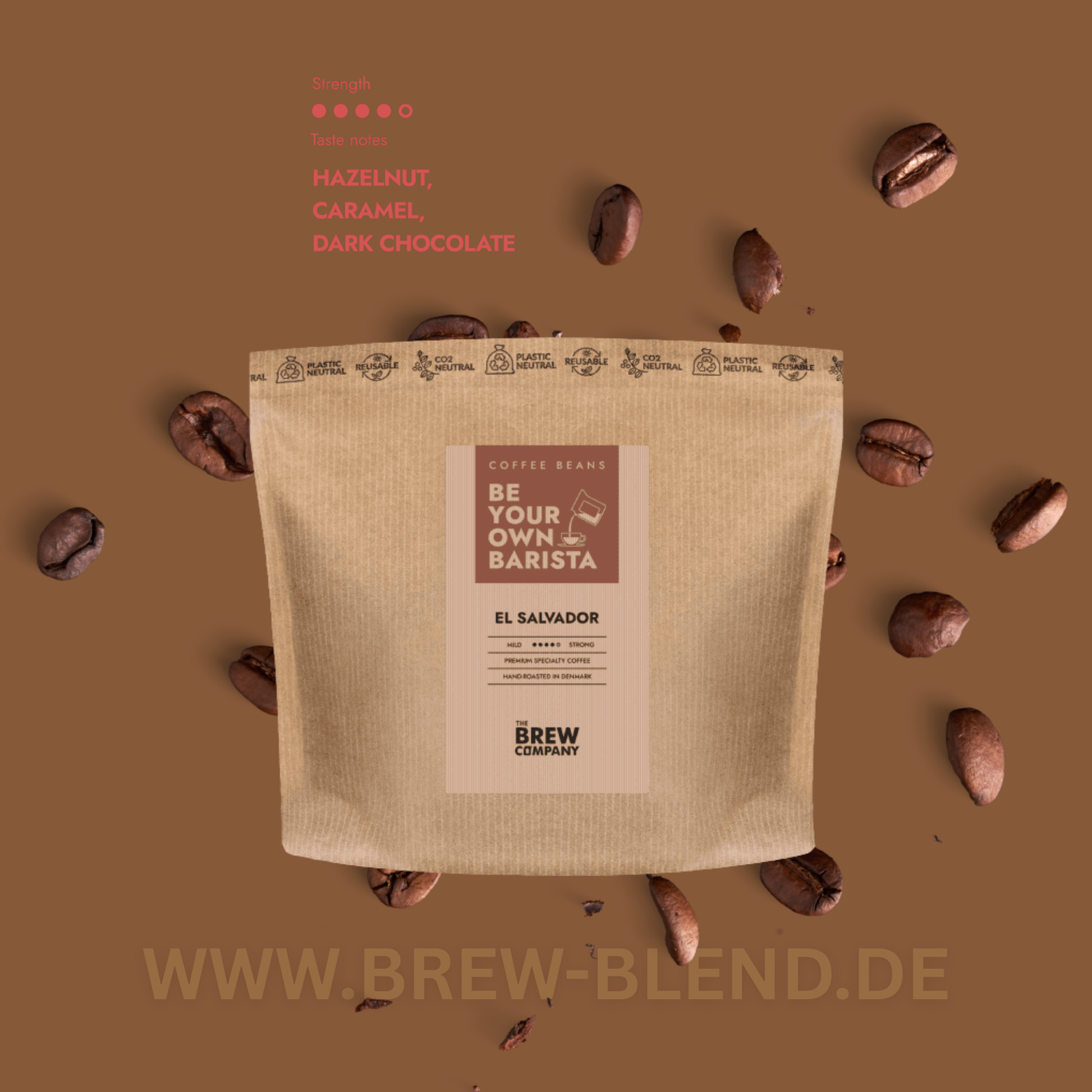 ELSALVADOR KAFFEEBOHNEN GANZE BOHNE