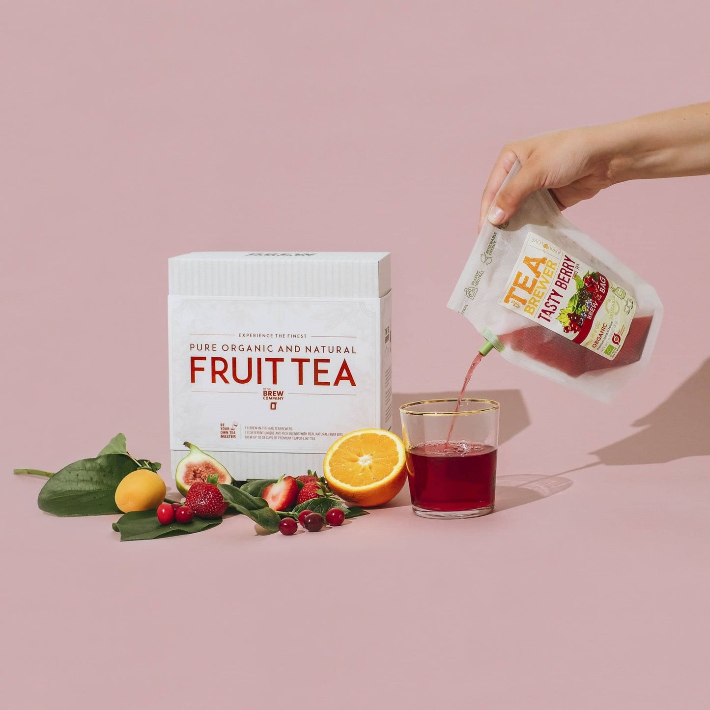 Fruit Tea Set in eleganter Verpackung, ideal für Tee-Liebhaber als Geschenk