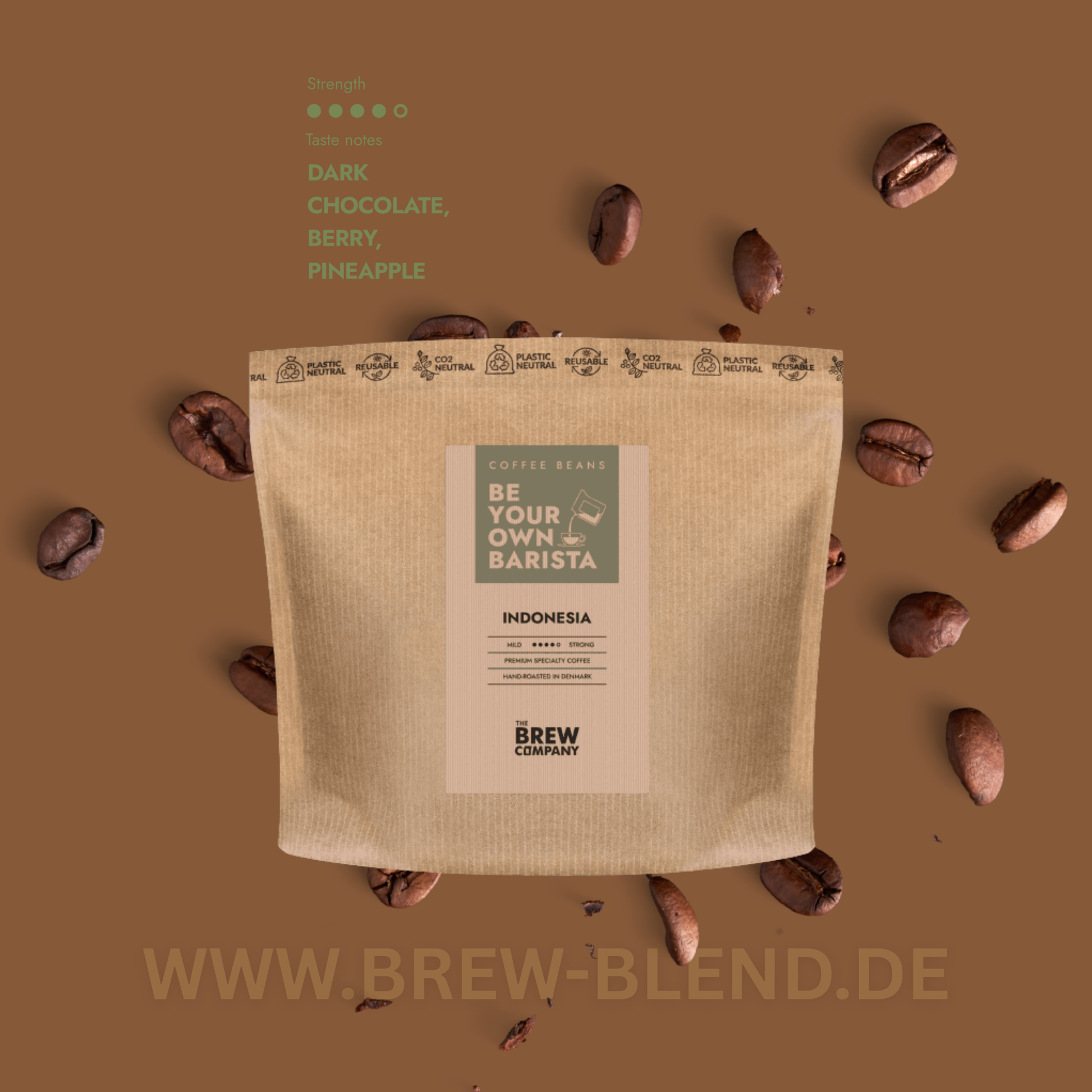 INDONESIA Kaffeebohnen