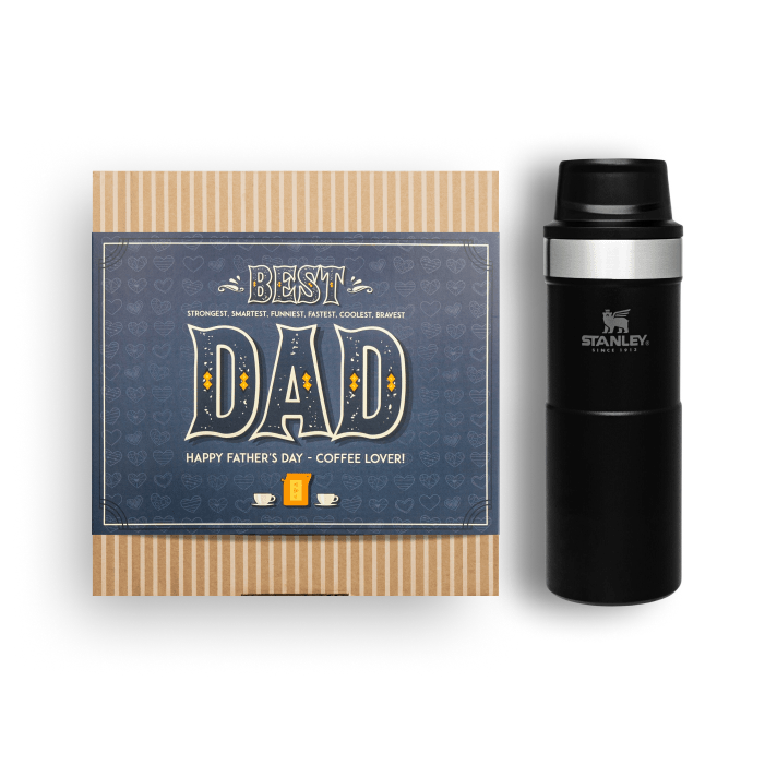 stanley coffee to go – Vatertags-Geschenkbox mit Stanley Cup