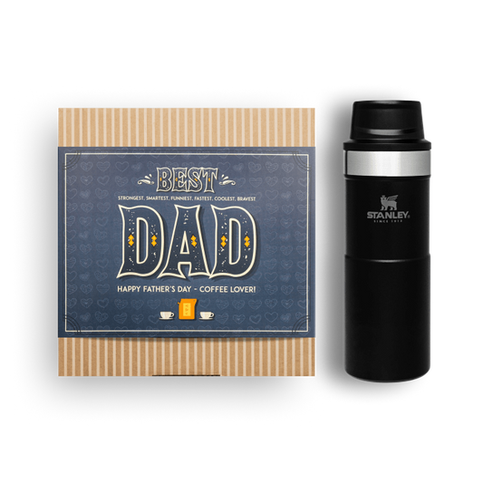 stanley coffee to go – Vatertags-Geschenkbox mit Stanley Cup