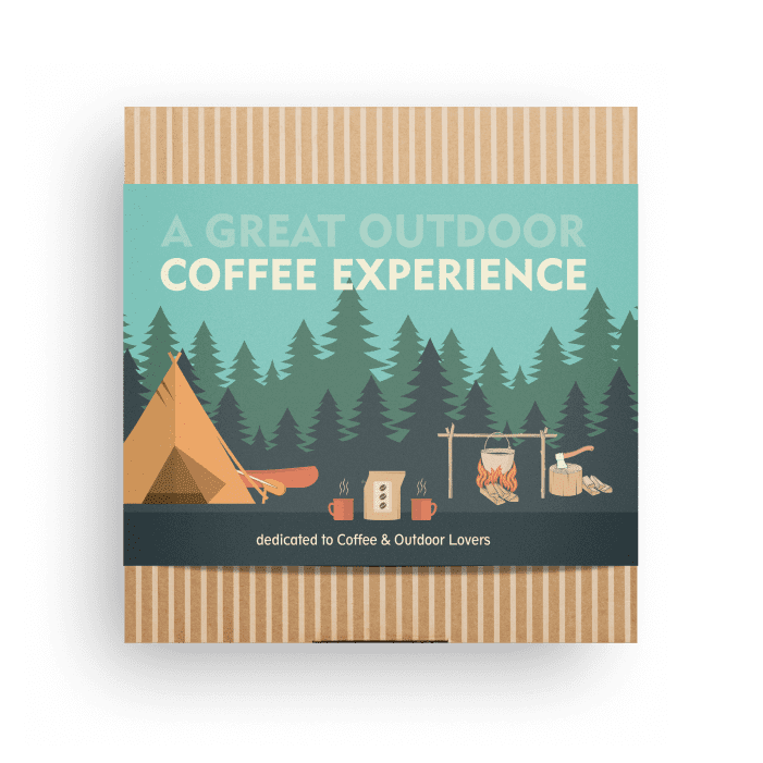 Camping Coffee Geschenkset – Premium Coffee Box für Outdoor