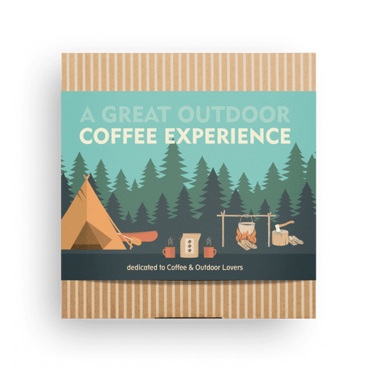 Outdoor Coffee Gift Box – Kaffee Geschenkset für Camping & Wandern