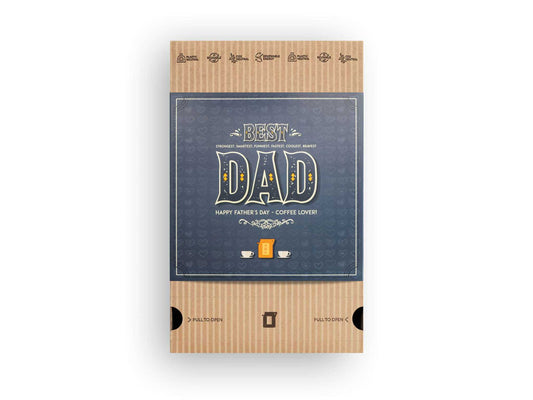 Best Dad Kaffeegeschenk Set 25 Stück Inhalt