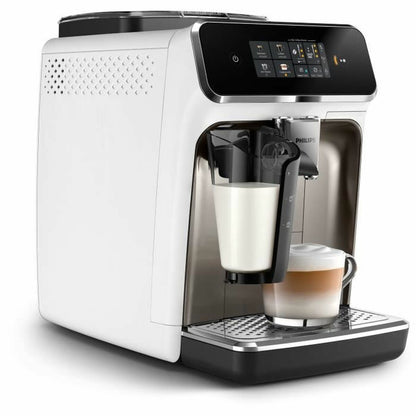 Philips EP2333/40 Kaffeevollautomat (LatteGo, 1,8 L), Weiß/Chrom