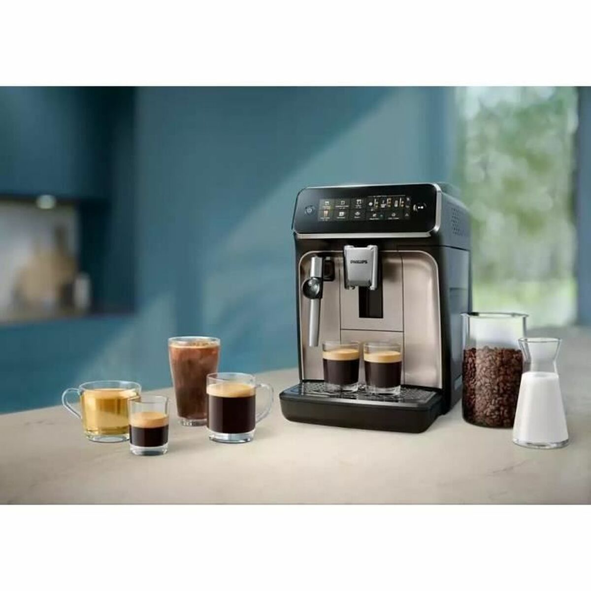 Philips EP3321/40 Kaffeevollautomat (15 bar, 1,8 L), Schwarz