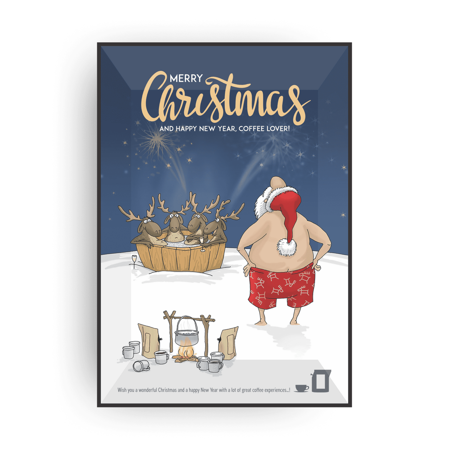 MERRY CHRISTMAS SPECIALTY COFFEE & TEA CARDS-3