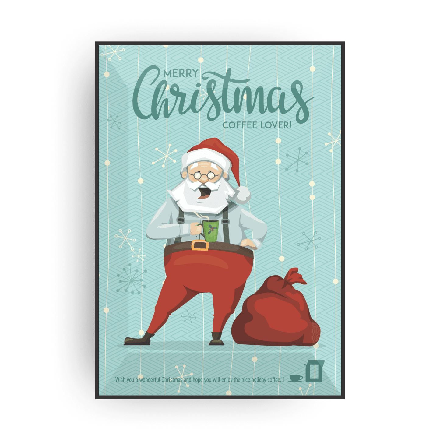 MERRY CHRISTMAS SPECIALTY COFFEE & TEA CARDS-2