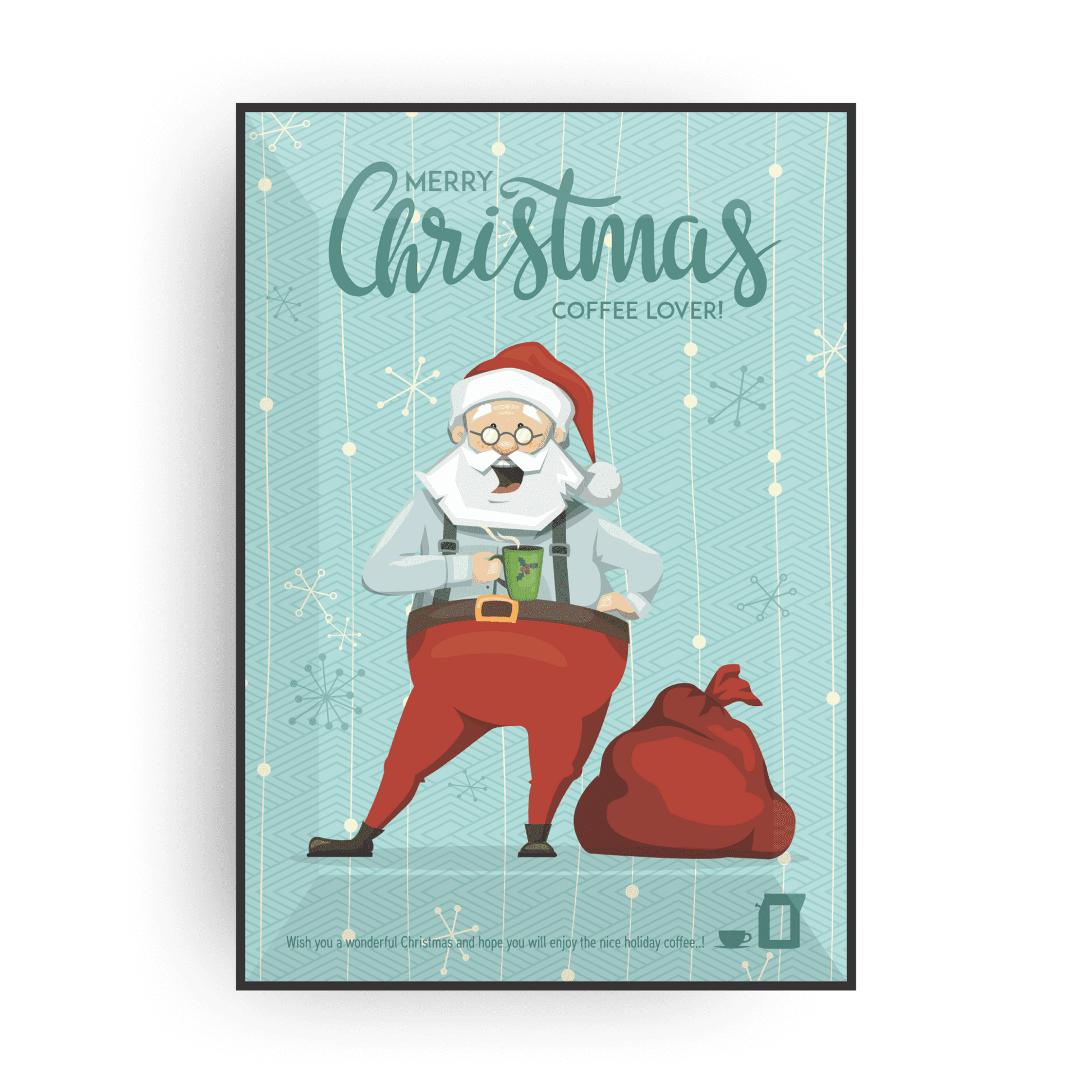 MERRY CHRISTMAS SPECIALTY COFFEE & TEA CARDS-2