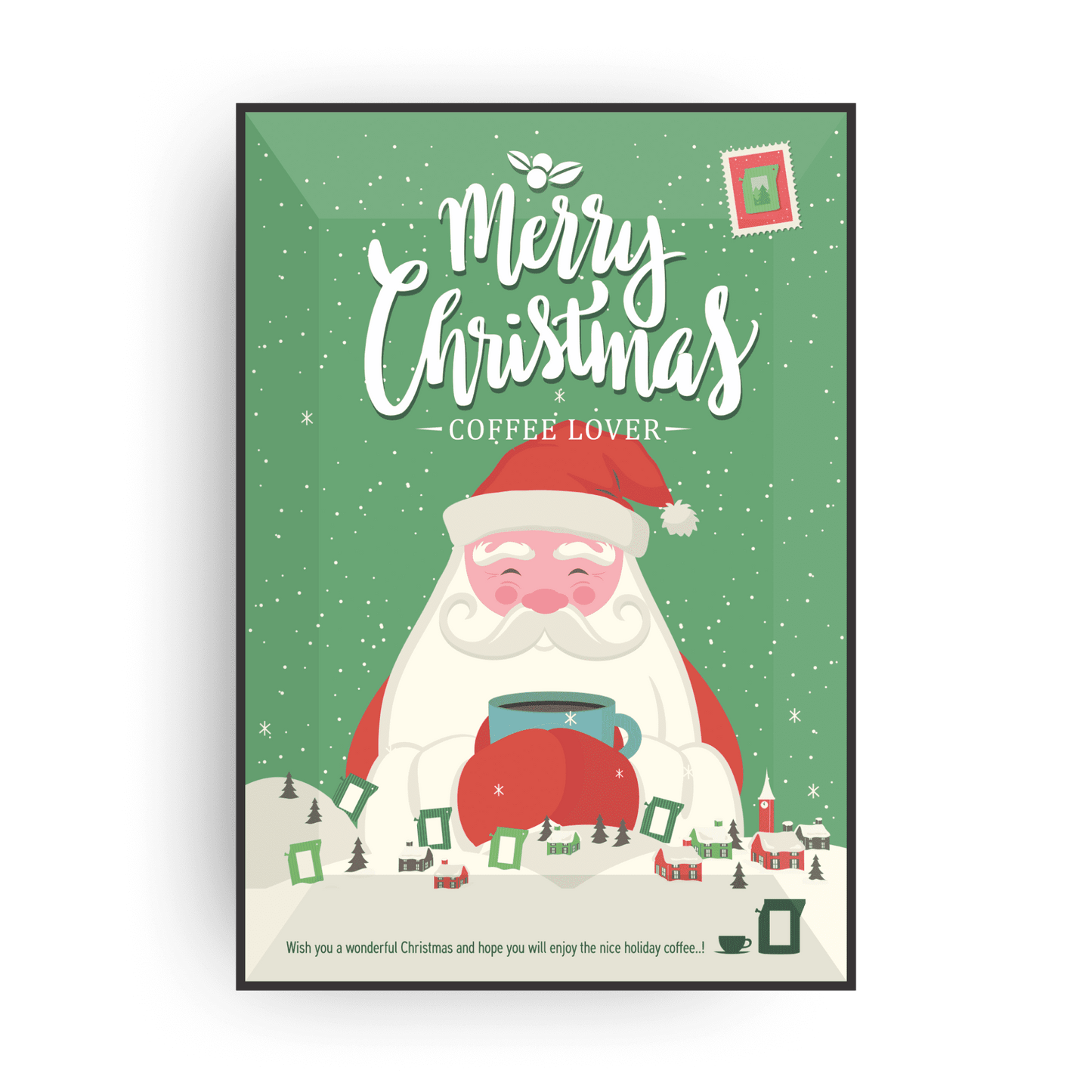 MERRY CHRISTMAS SPECIALTY COFFEE & TEA CARDS-6