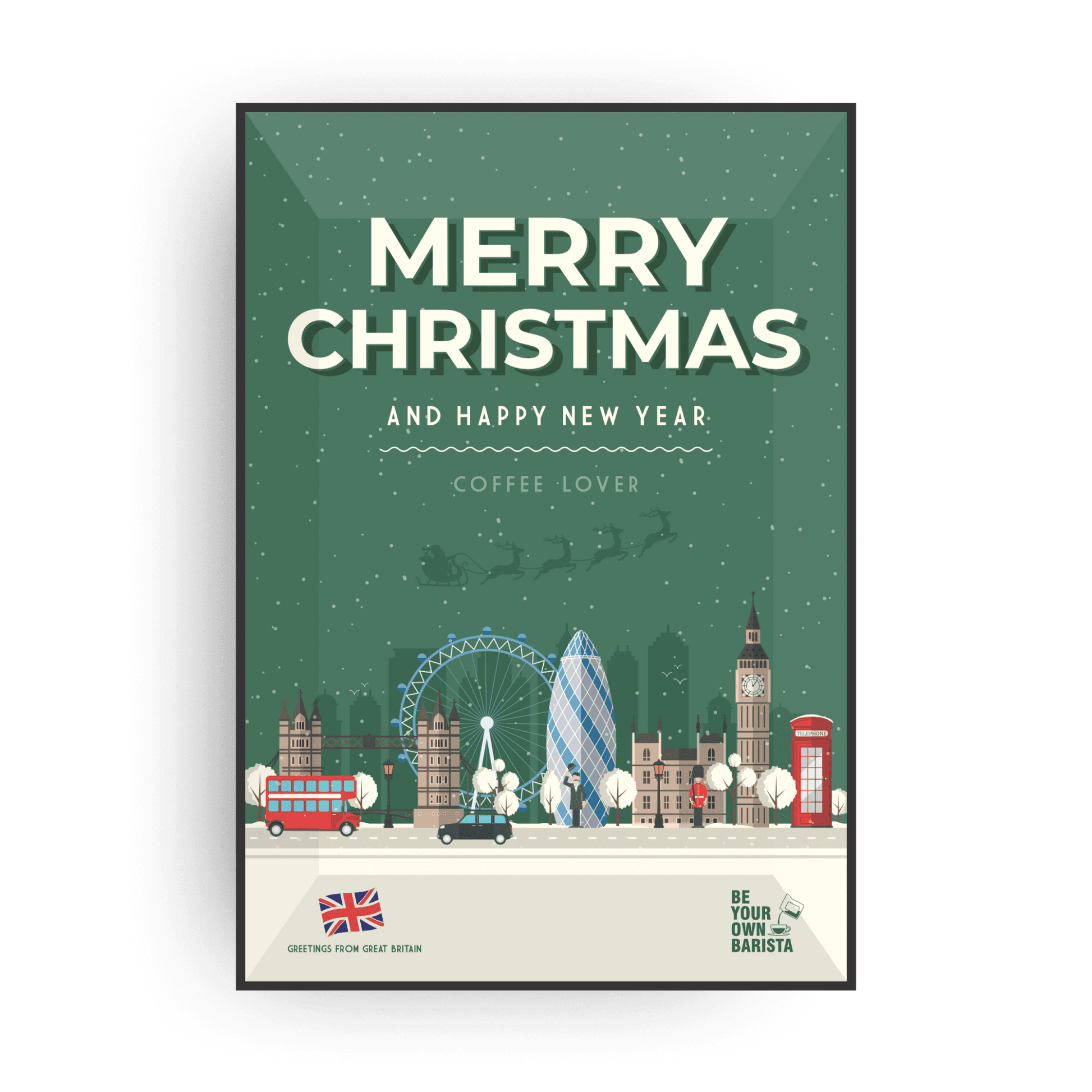 MERRY CHRISTMAS SPECIALTY COFFEE & TEA CARDS-10