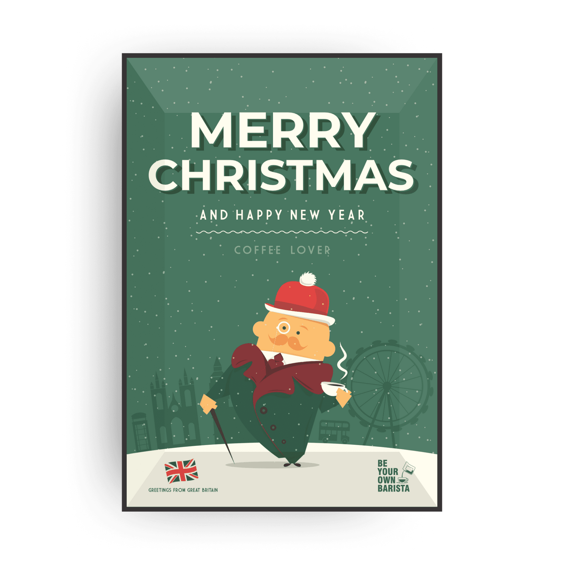 MERRY CHRISTMAS SPECIALTY COFFEE & TEA CARDS-12
