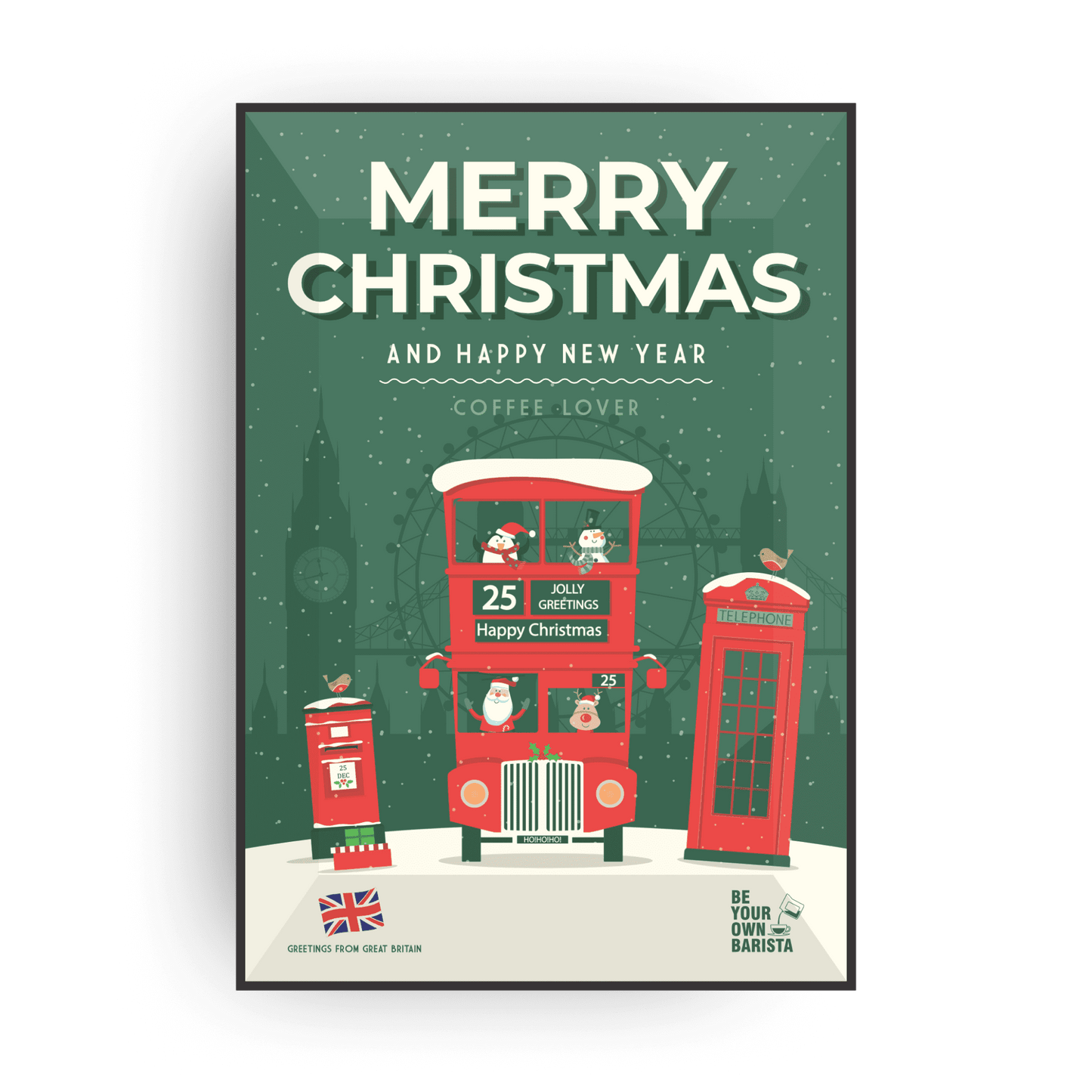 MERRY CHRISTMAS SPECIALTY COFFEE & TEA CARDS-11