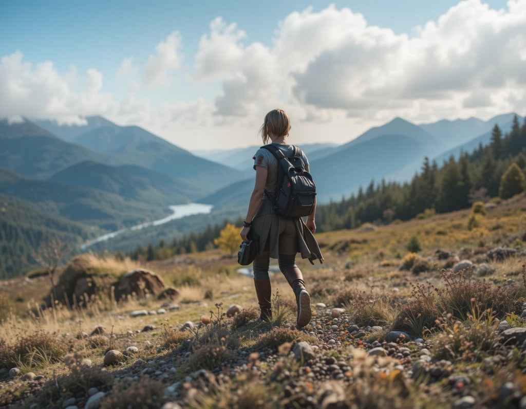 Frau-caffee-tee-natur