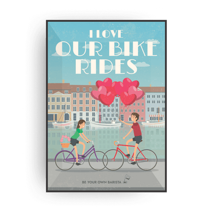 BIKING COFFEE GREETING CARDS-0