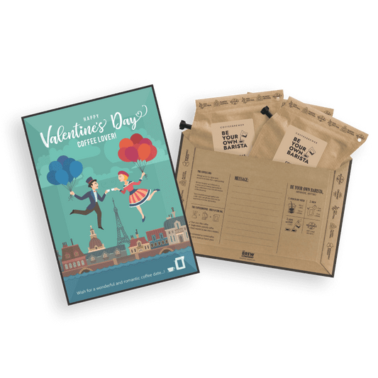 VALENTINE`S DAY COFFEE & TEA GREETING CARDS-1